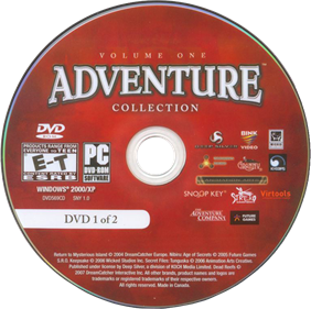 Adventure Collection Volume One - Disc Image