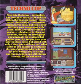 Techno Cop - Box - Back Image