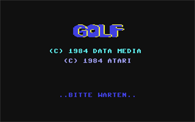 Golf (UserSoft/Data Media) - Screenshot - Game Title Image