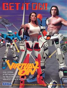 Cyber Troopers Virtual-On - Advertisement Flyer - Front Image