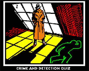 Crime & Detection Quiz - Screenshot - Game Title Image
