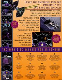 Star Wars: TIE Fighter: Collector's CD-ROM - Box - Back Image