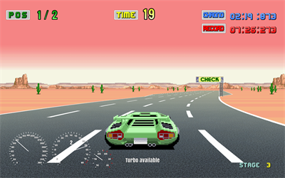 Turbo Outrun Reimagined - Screenshot - Gameplay Image