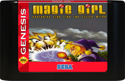 Magic Girl featuring Ling Ling the Little Witch - Cart - Front Image