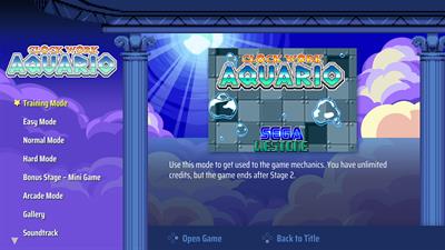 Clockwork Aquario - Screenshot - Game Select Image