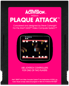 Plaque Attack - Fanart - Cart - Front