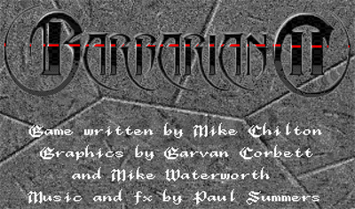 Barbarian II (Psygnosis) - Screenshot - Game Title Image