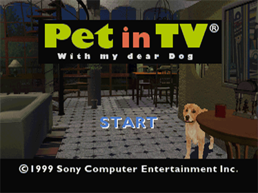 Pet in TV: With My Dear Dog - Screenshot - Game Title Image