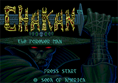 Chakan - Screenshot - Game Title Image