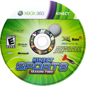 Kinect Sports: Season 2 - Disc Image