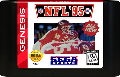 NFL '95 - Cart - Front Image