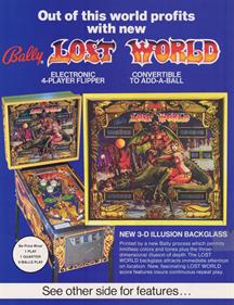Lost World - Advertisement Flyer - Front