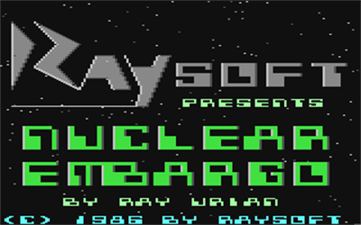 Nuclear Embargo - Screenshot - Game Title Image