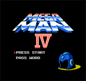 Mega Man 4 - Screenshot - Game Title Image