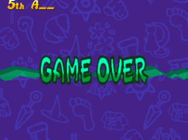 Super Gem Fighter: Mini Mix - Screenshot - Game Over Image