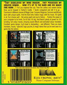 The Bard's Tale: Tales of the Unknown - Box - Back Image