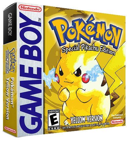 Pokemon Yellow Box PicoCAD by TomDoy