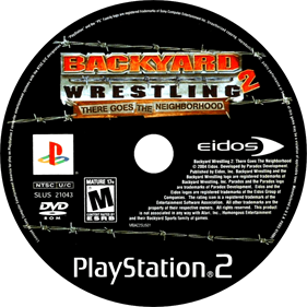 Backyard Wrestling 2: There Goes the Neighborhood - Disc Image
