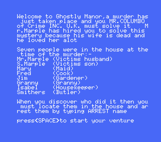 Ghostly Manor