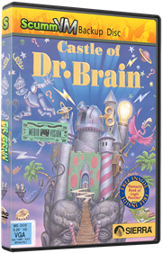 Castle of Dr. Brain - Box - 3D Image