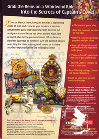 Nancy Drew: The Haunted Carousel - Box - Back Image