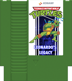 Teenage Mutant Ninja Turtles: Leonardo's Legacy - Fanart - Cart - Front Image