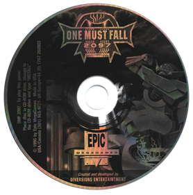 One Must Fall: 2097 - Disc Image