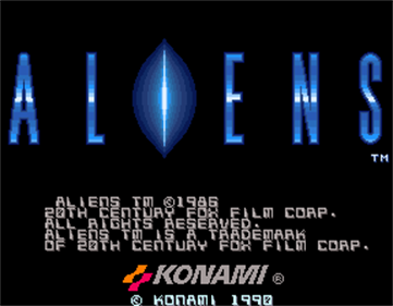 Aliens - Screenshot - Game Title