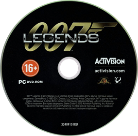 007 Legends - Disc Image