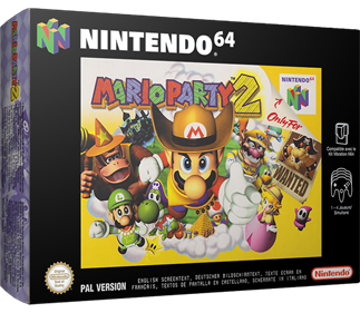 Mario Party 2 - Box - 3D Image