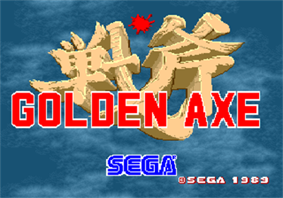 Golden Axe 32x Edition - Screenshot - Game Title Image
