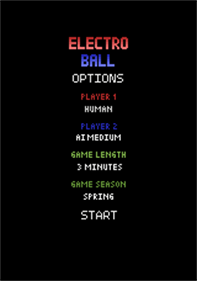 Electro Ball - Screenshot - Game Select Image
