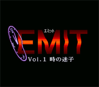EMIT Vol. 1: Toki No Maigo - Screenshot - Game Title Image