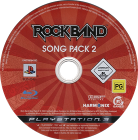 Rock Band: Track Pack: Volume 2 - Disc Image