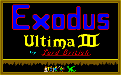 Exodus: Ultima III - Screenshot - Game Title Image