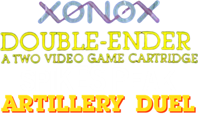 Xonox Double Ender: Spike's Peak / Artillery Duel - Clear Logo Image