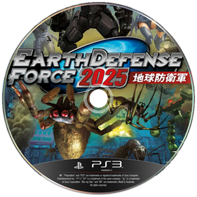Earth Defense Force 2025 - Fanart - Disc Image