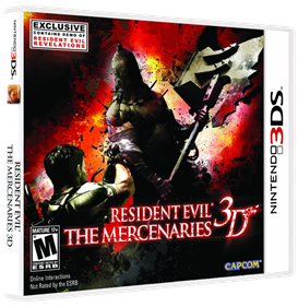 Resident Evil: The Mercenaries 3D - Box - 3D Image