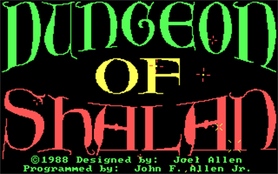 Dungeon of Shalan - Screenshot - Game Title Image