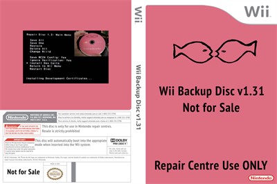 Wii Backup Disc v1.31 - Box - Front - Reconstructed Image