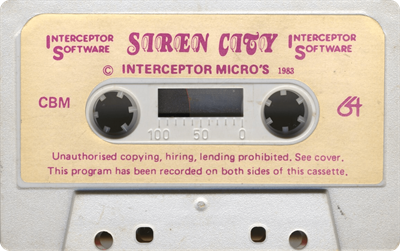 Siren City - Cart - Front