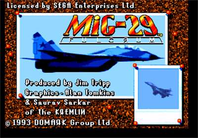 MIG-29: Fighter Pilot - Screenshot - Game Title Image