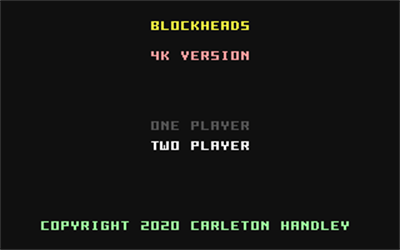 Blockheads 4K - Screenshot - Game Title Image