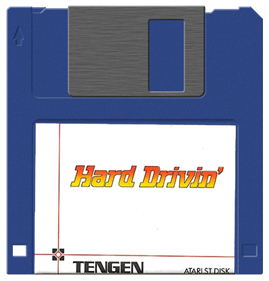 Hard Drivin' - Fanart - Disc Image