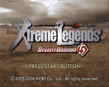 Dynasty Warriors 5: Xtreme Legends - Screenshot - Game Title Image