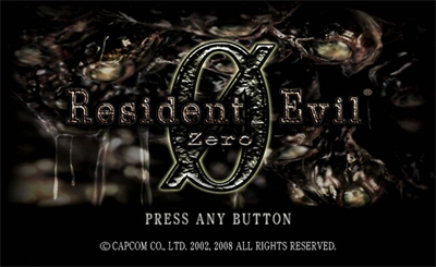 Resident Evil Archives: Resident Evil Zero - Screenshot - Game Title Image