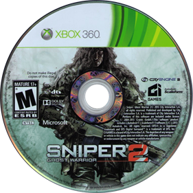 Sniper: Ghost Warrior 2 - Disc Image