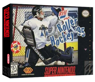 RHI Roller Hockey '95 - Box - 3D Image