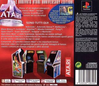 Atari Anniversary Edition Redux - Box - Back Image