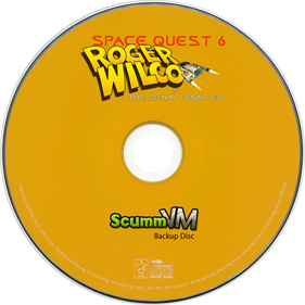 Space Quest 6: Roger Wilco in the Spinal Frontier - Fanart - Disc Image